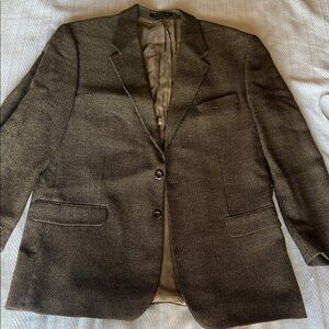 Preowned Kasper Collection Men's Brown Wool Blazer 44L